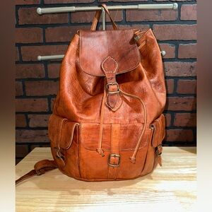 Stylish Leather Backpack for Women